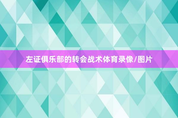 左证俱乐部的转会战术体育录像/图片