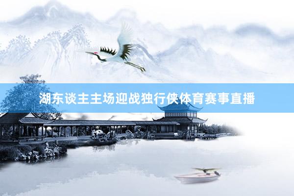 湖东谈主主场迎战独行侠体育赛事直播