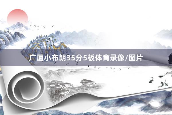 广厦小布朗35分5板体育录像/图片