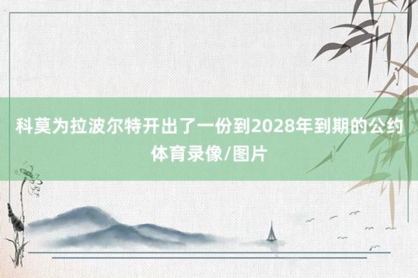 科莫为拉波尔特开出了一份到2028年到期的公约体育录像/图片