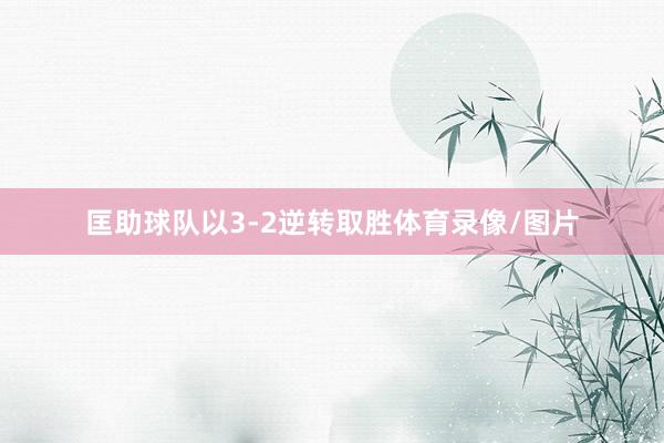 匡助球队以3-2逆转取胜体育录像/图片
