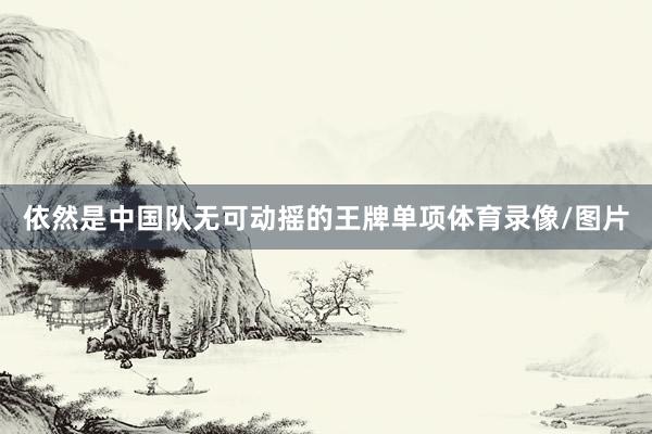 依然是中国队无可动摇的王牌单项体育录像/图片