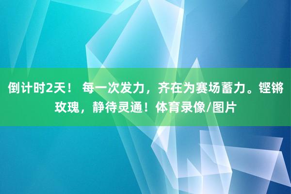 倒计时2天！ 每一次发力，齐在为赛场蓄力。铿锵玫瑰，静待灵通！体育录像/图片