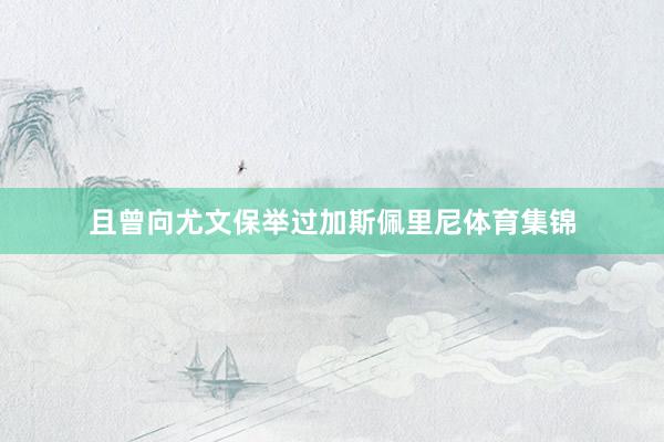 且曾向尤文保举过加斯佩里尼体育集锦